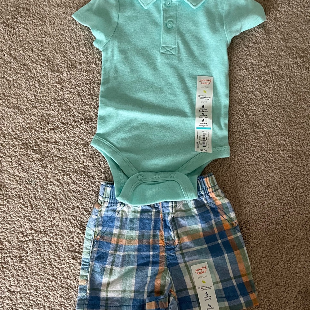 Jumping Beans 6 month baby boy outfit